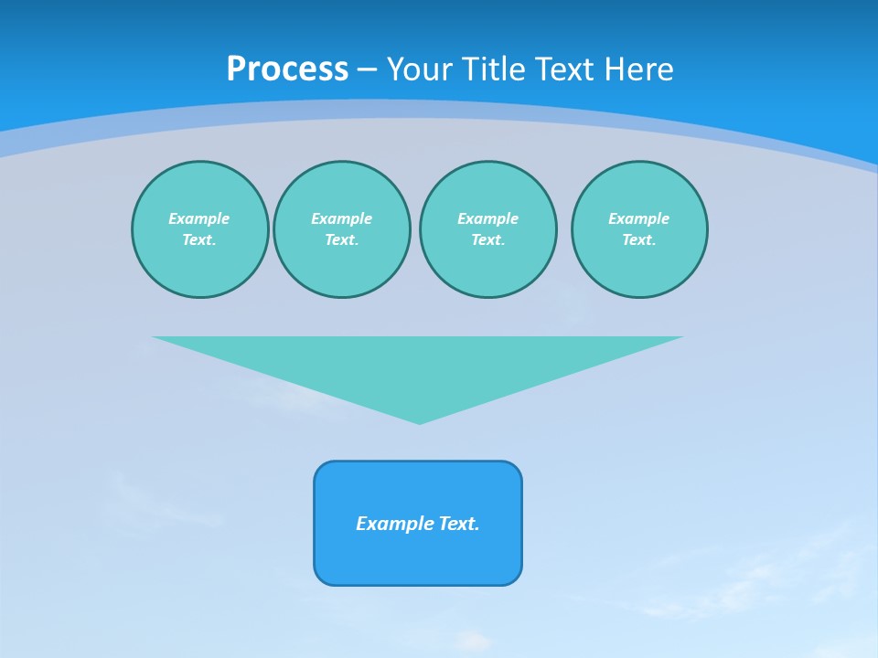 Cloudiness Azure Nimbi PowerPoint Template