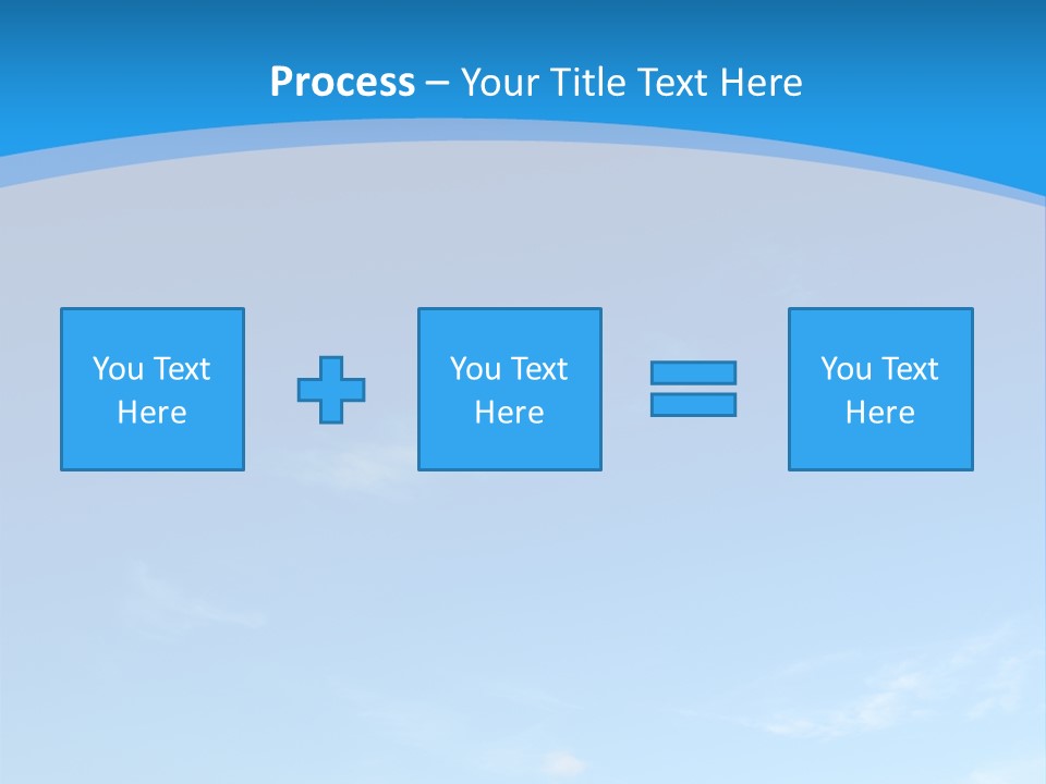 Cloudiness Azure Nimbi PowerPoint Template