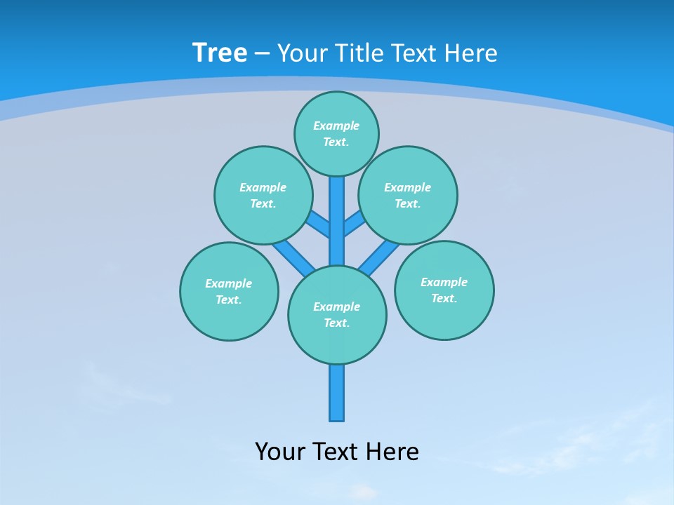 Cloudiness Azure Nimbi PowerPoint Template