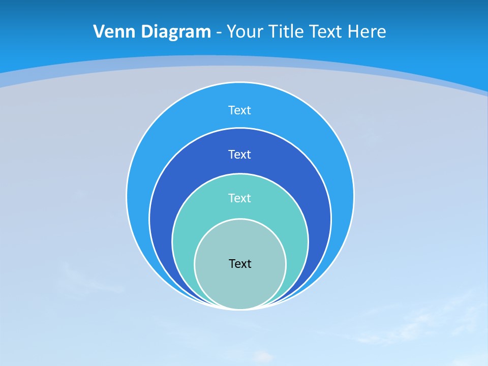 Cloudiness Azure Nimbi PowerPoint Template
