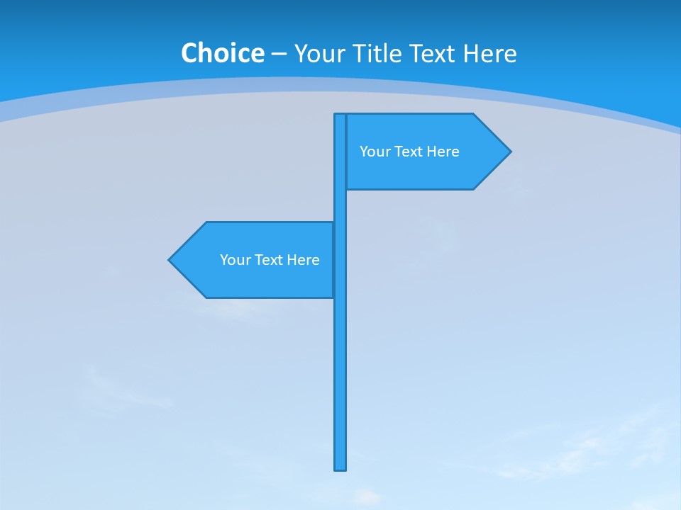 Cloudiness Azure Nimbi PowerPoint Template