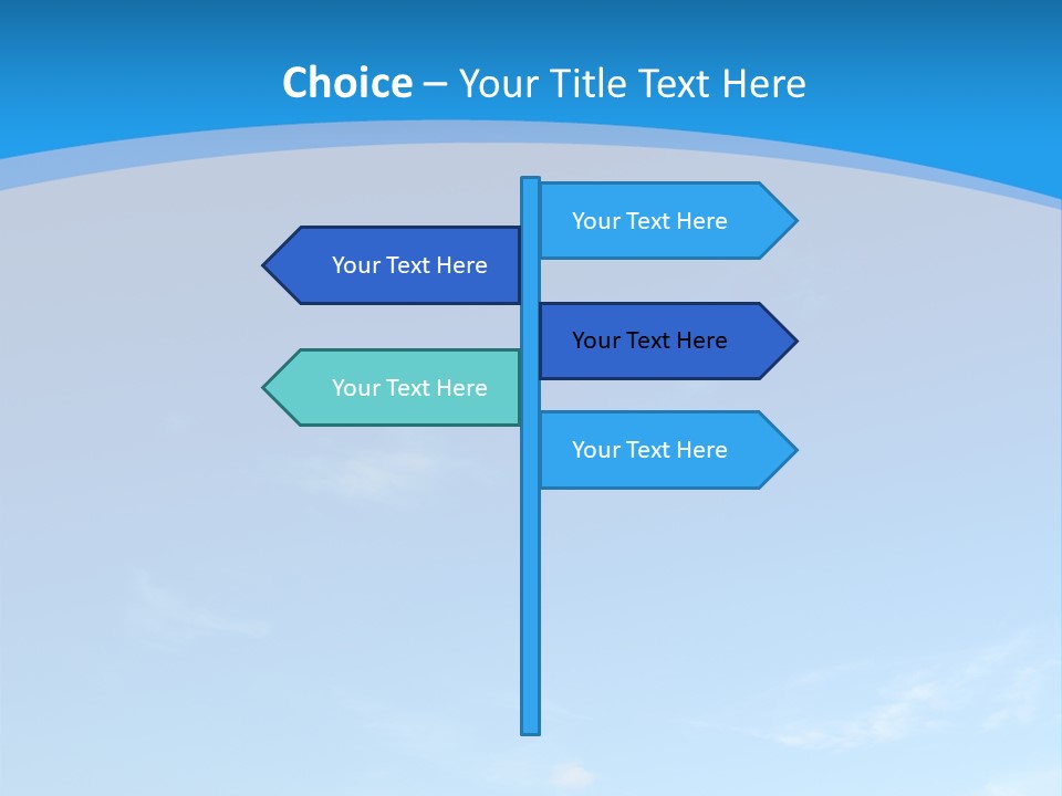 Cloudiness Azure Nimbi PowerPoint Template