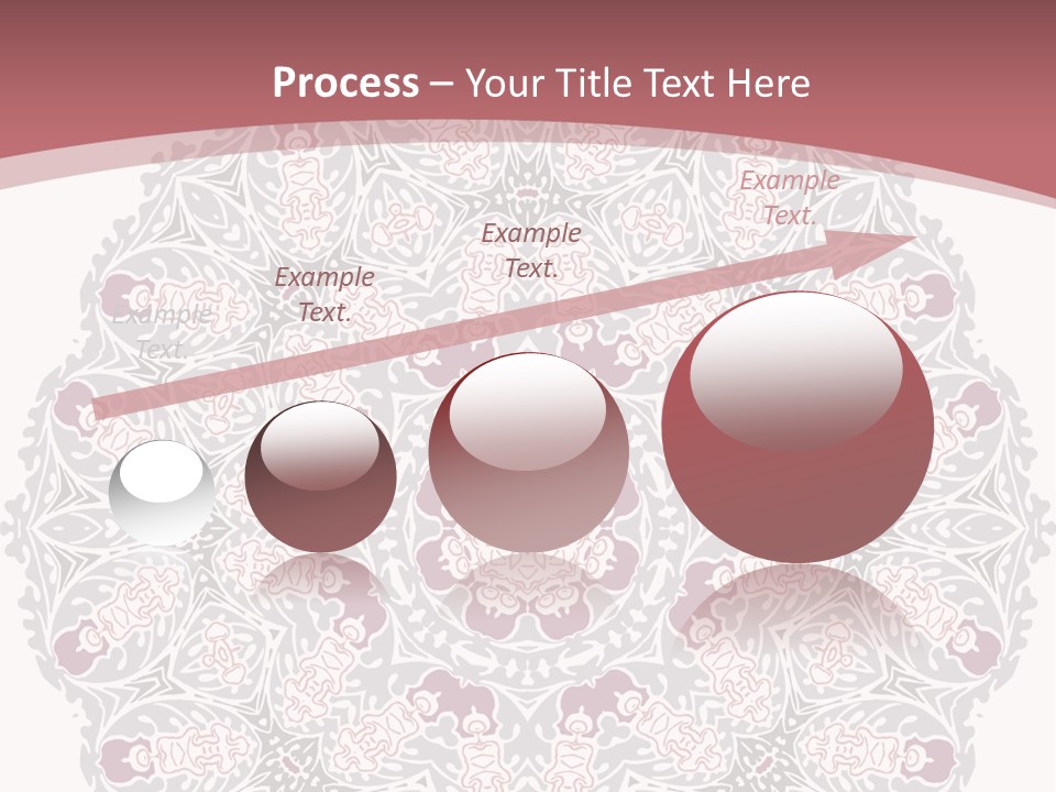 Vector Shawl Fractal PowerPoint Template