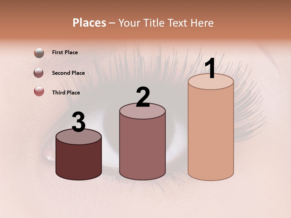 Fashion Eyebrows Sight PowerPoint Template