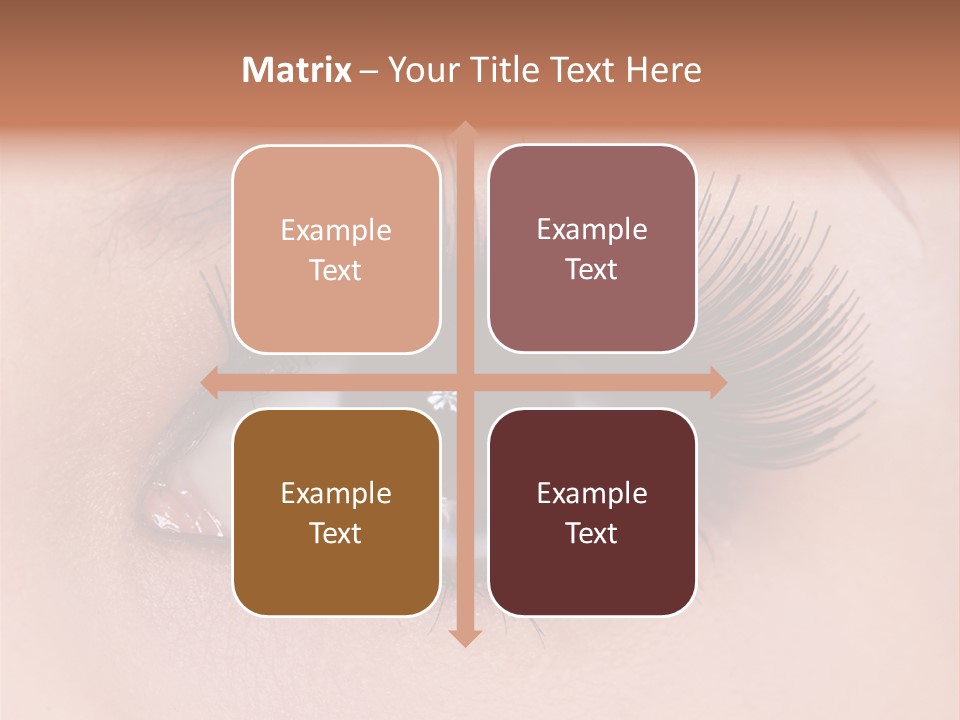 Fashion Eyebrows Sight PowerPoint Template