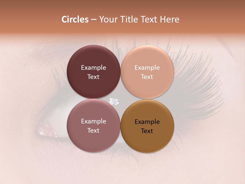 Fashion Eyebrows Sight PowerPoint Template