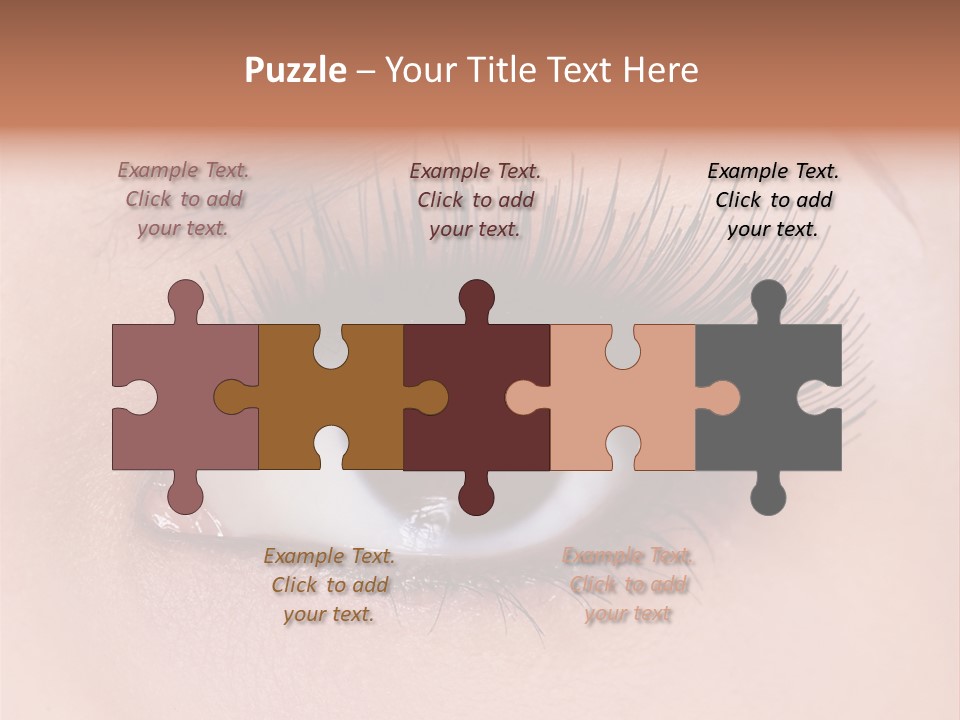 Fashion Eyebrows Sight PowerPoint Template