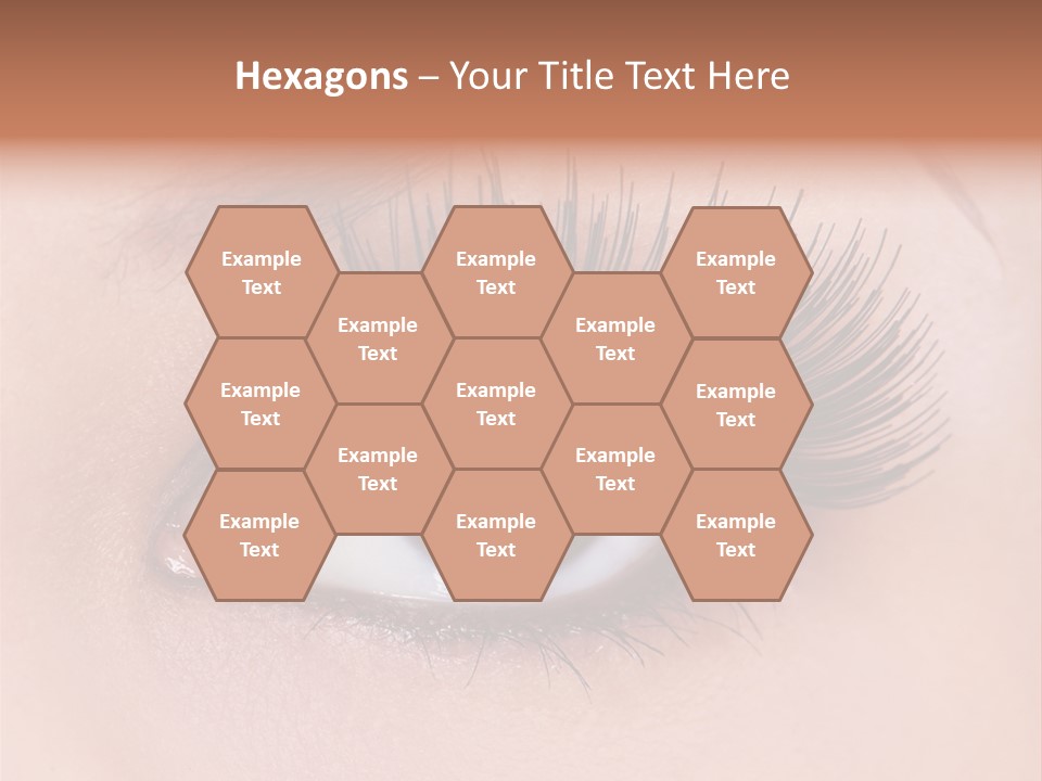 Fashion Eyebrows Sight PowerPoint Template