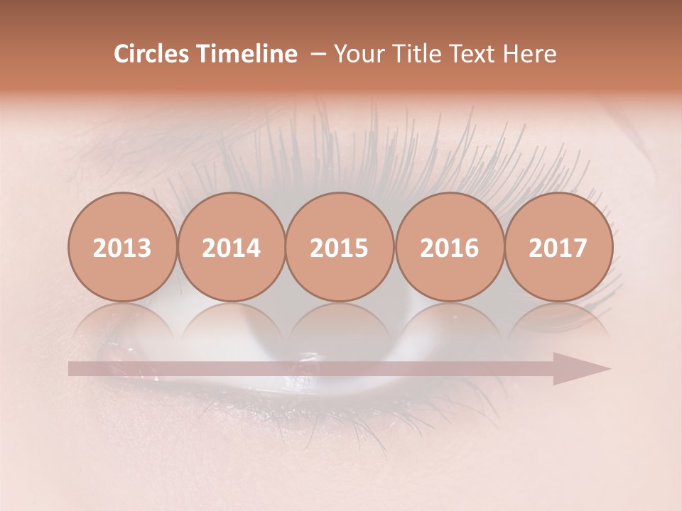 Fashion Eyebrows Sight PowerPoint Template