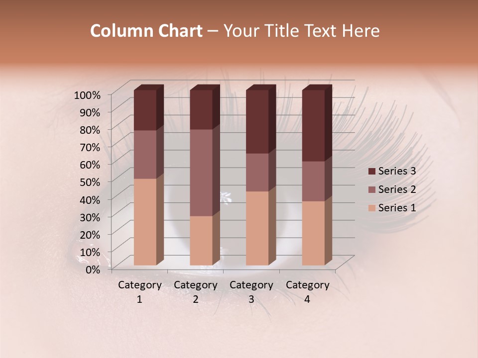 Fashion Eyebrows Sight PowerPoint Template