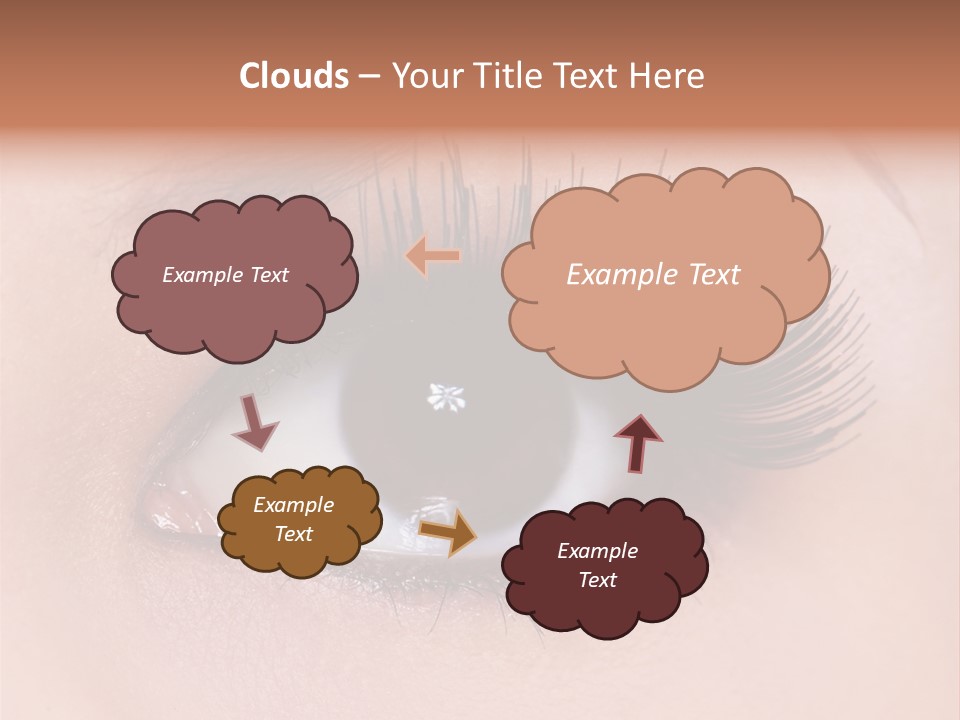 Fashion Eyebrows Sight PowerPoint Template