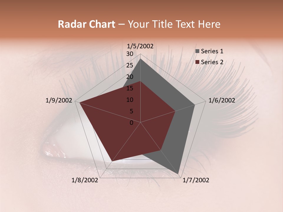 Fashion Eyebrows Sight PowerPoint Template