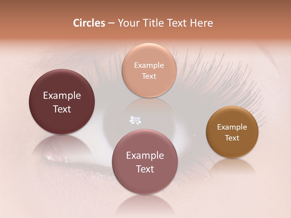 Fashion Eyebrows Sight PowerPoint Template