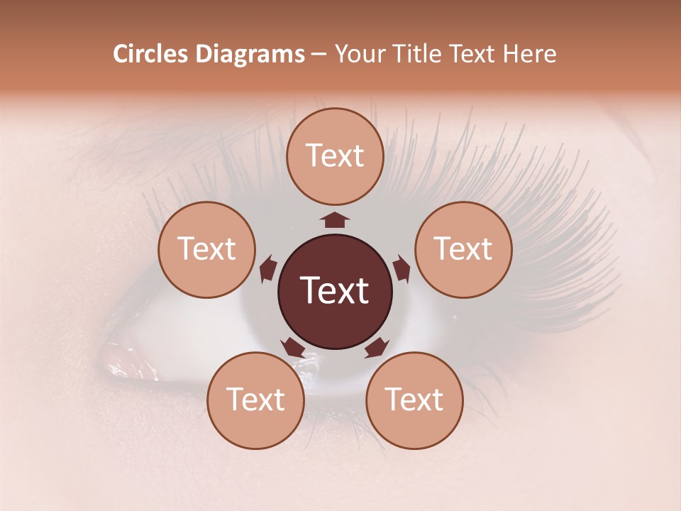 Fashion Eyebrows Sight PowerPoint Template