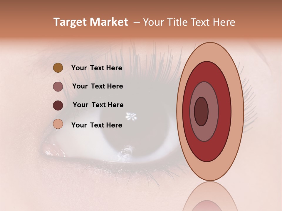 Fashion Eyebrows Sight PowerPoint Template