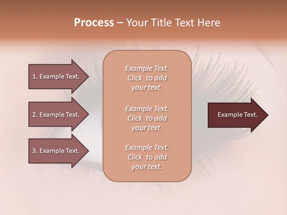 Fashion Eyebrows Sight PowerPoint Template