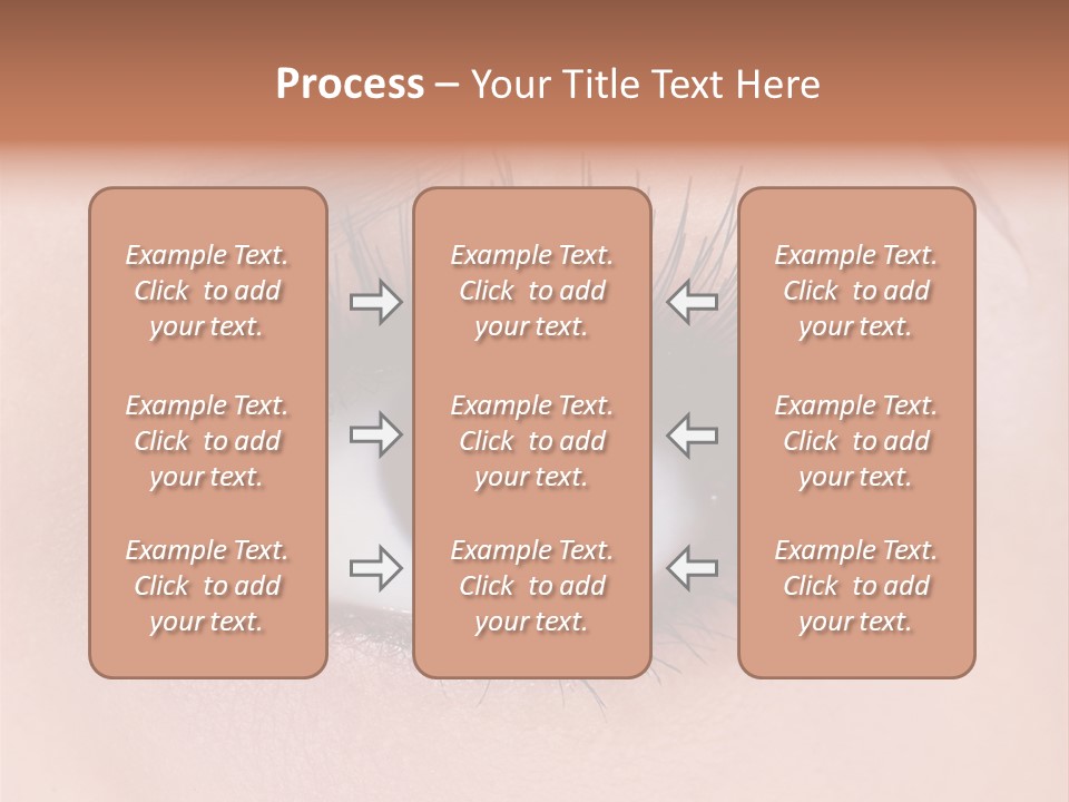 Fashion Eyebrows Sight PowerPoint Template