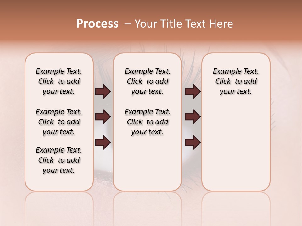 Fashion Eyebrows Sight PowerPoint Template
