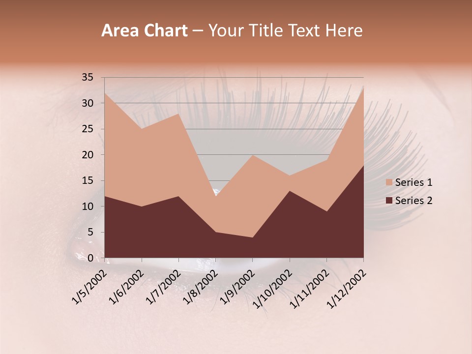 Fashion Eyebrows Sight PowerPoint Template