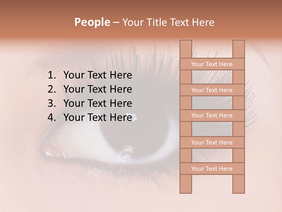 Fashion Eyebrows Sight PowerPoint Template
