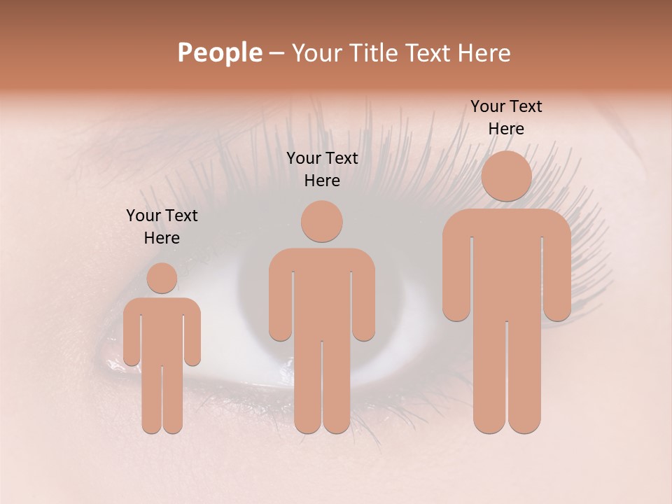 Fashion Eyebrows Sight PowerPoint Template