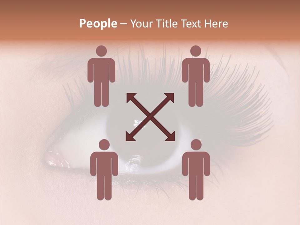 Fashion Eyebrows Sight PowerPoint Template