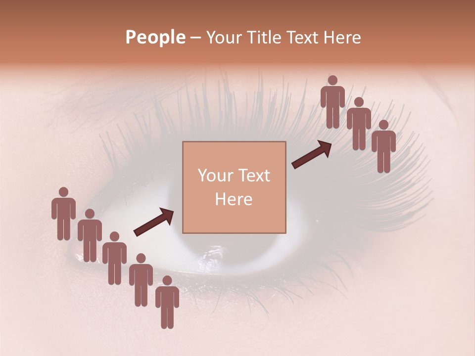 Fashion Eyebrows Sight PowerPoint Template