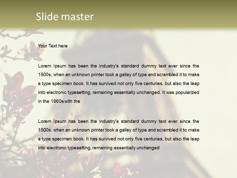 Show Historical View PowerPoint Template