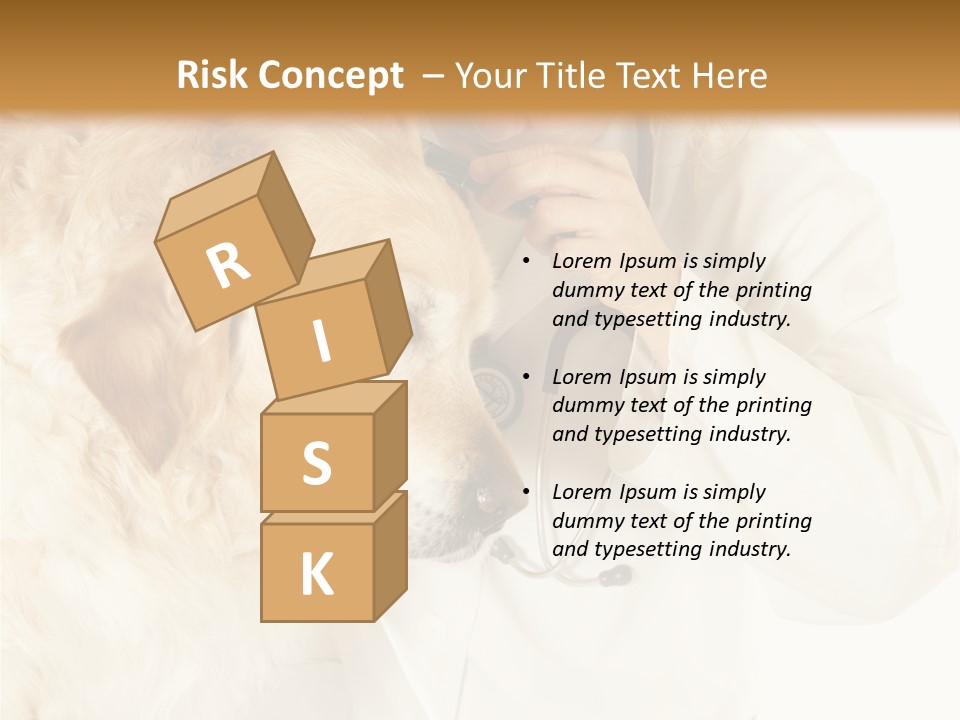 Medicine Vet Dog Lantern PowerPoint Template