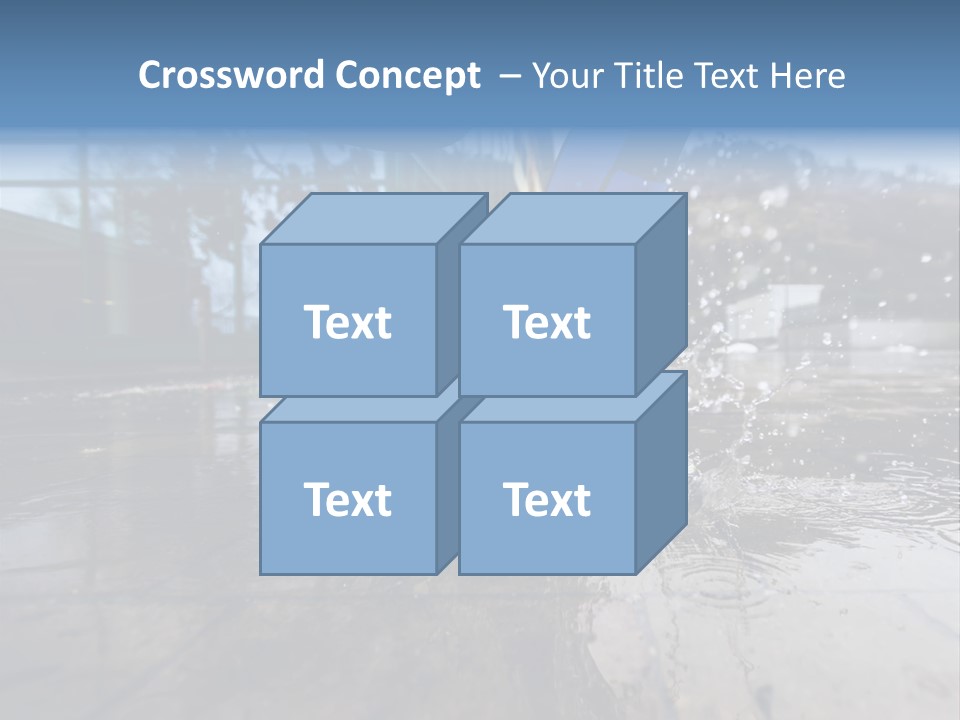 Active Staircase Race PowerPoint Template