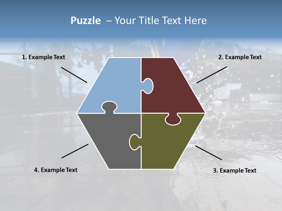 Active Staircase Race PowerPoint Template