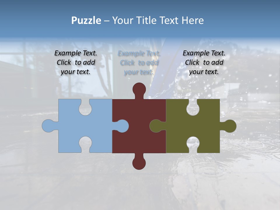 Active Staircase Race PowerPoint Template