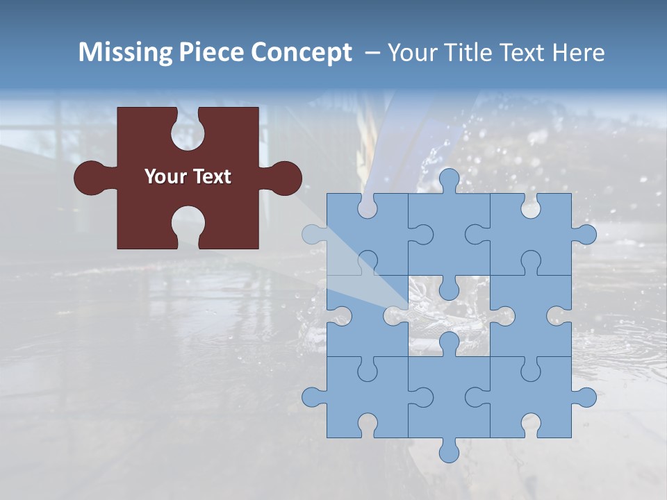 Active Staircase Race PowerPoint Template