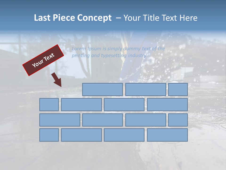 Active Staircase Race PowerPoint Template