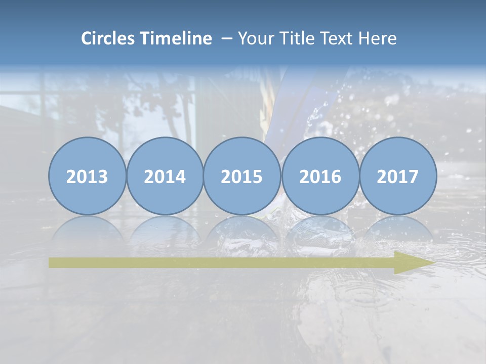 Active Staircase Race PowerPoint Template