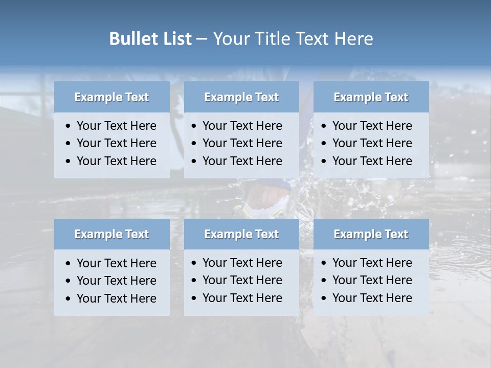 Active Staircase Race PowerPoint Template