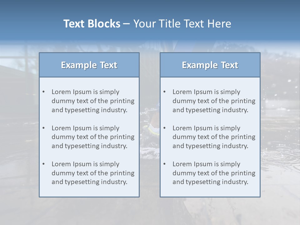 Active Staircase Race PowerPoint Template
