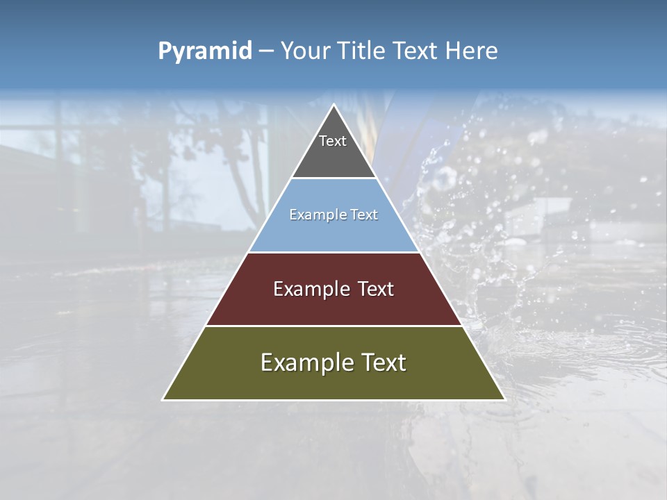 Active Staircase Race PowerPoint Template