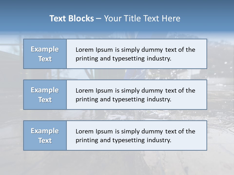 Active Staircase Race PowerPoint Template