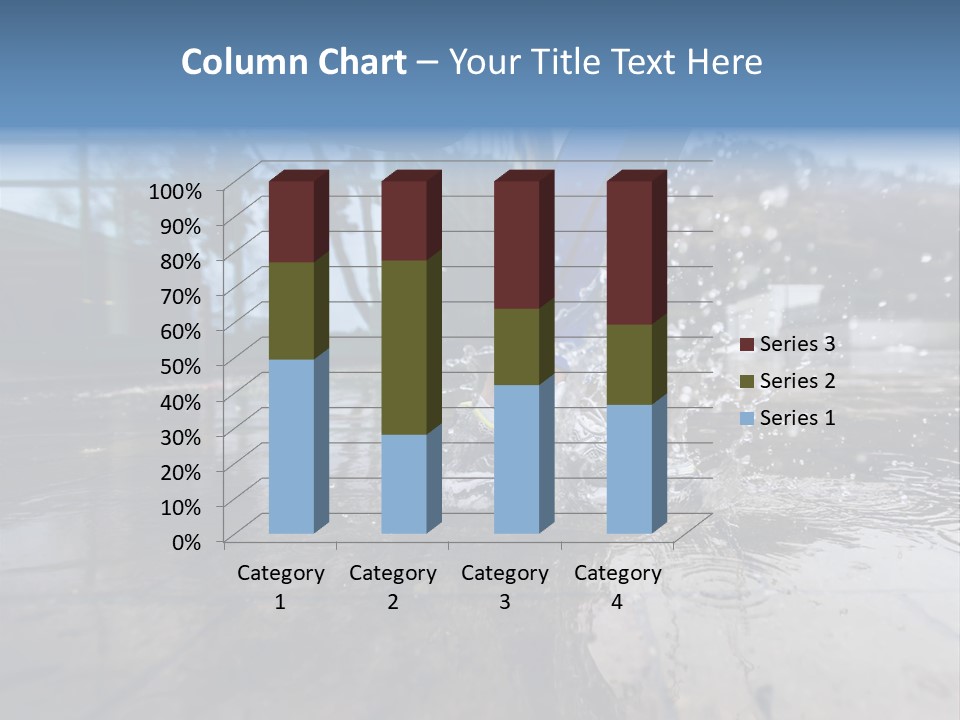 Active Staircase Race PowerPoint Template