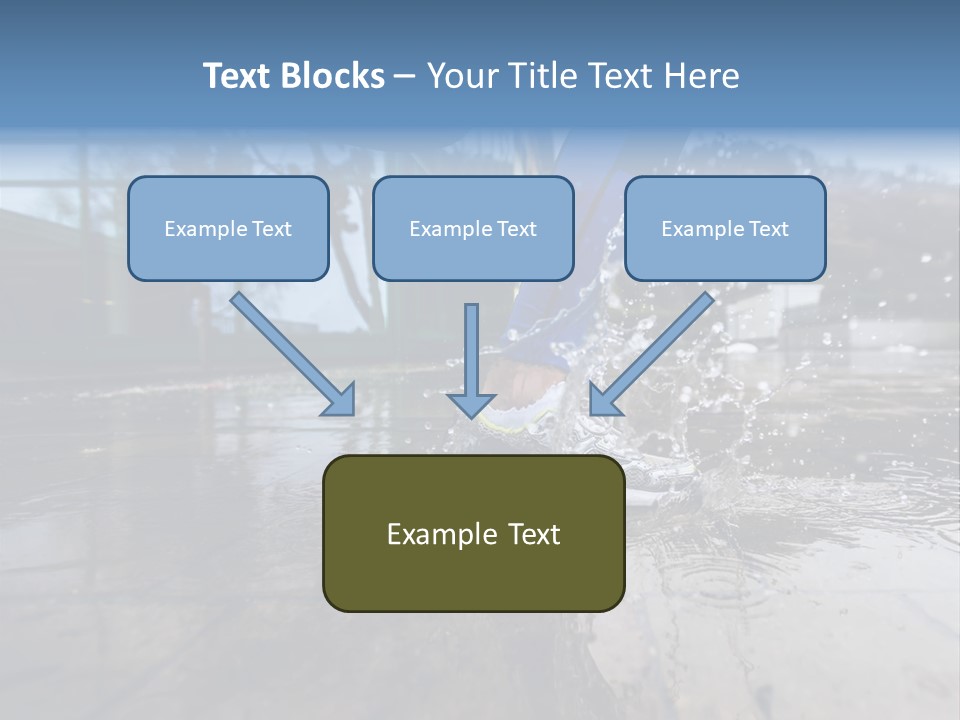 Active Staircase Race PowerPoint Template