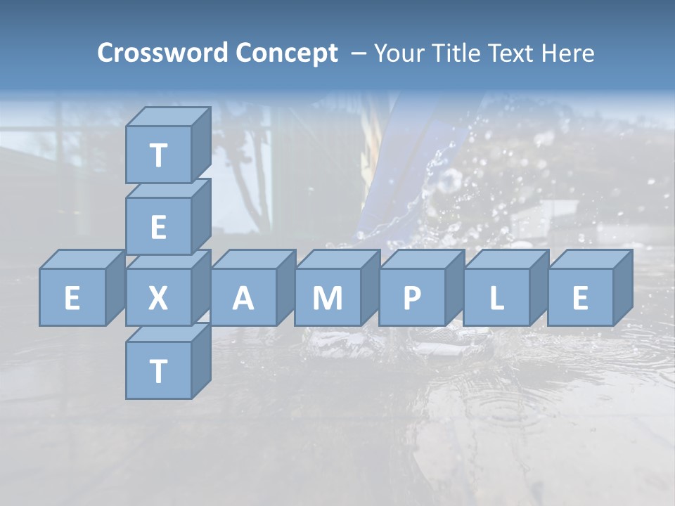 Active Staircase Race PowerPoint Template