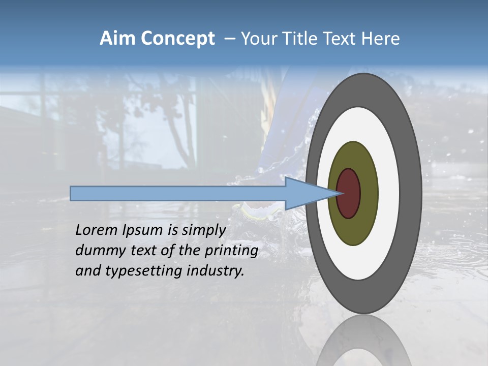 Active Staircase Race PowerPoint Template