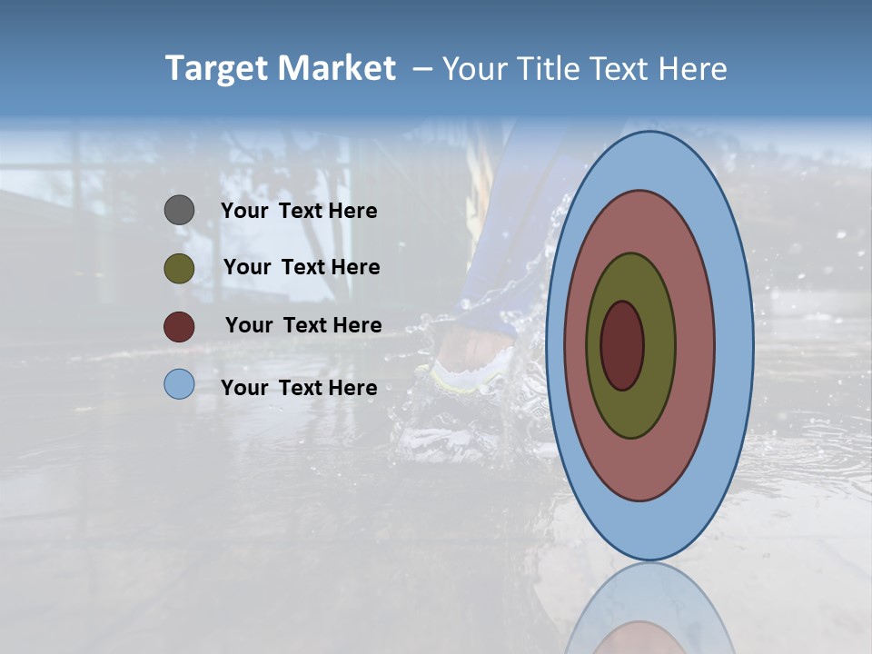 Active Staircase Race PowerPoint Template