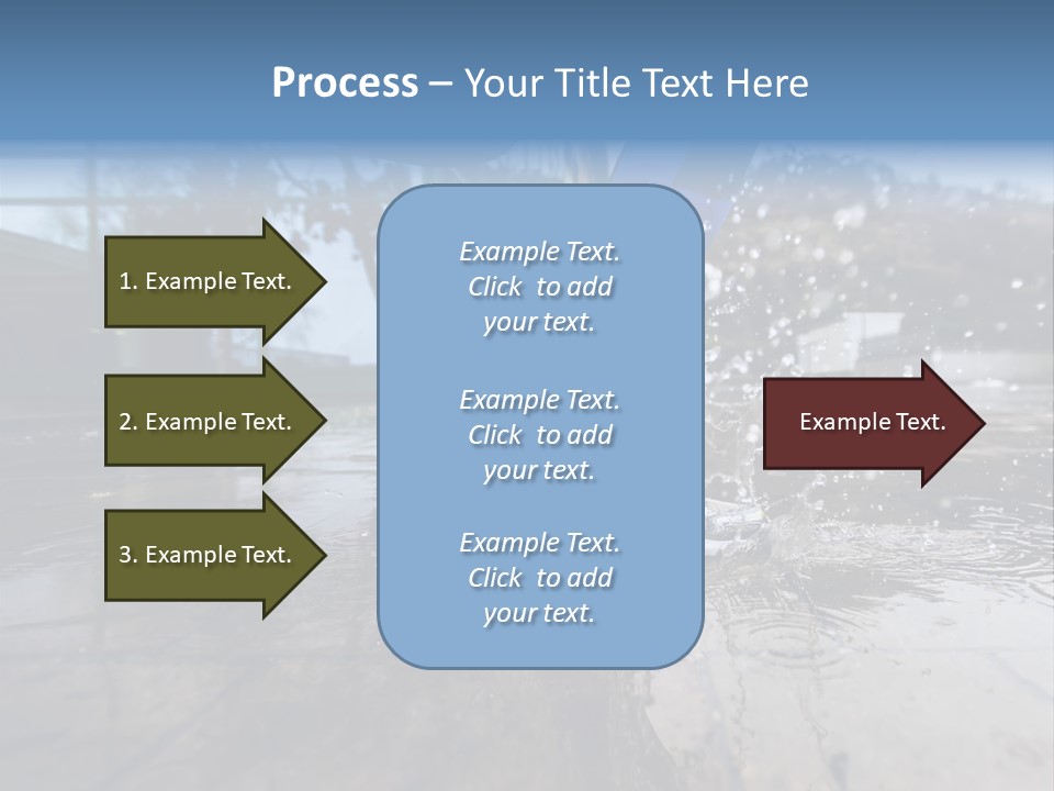 Active Staircase Race PowerPoint Template