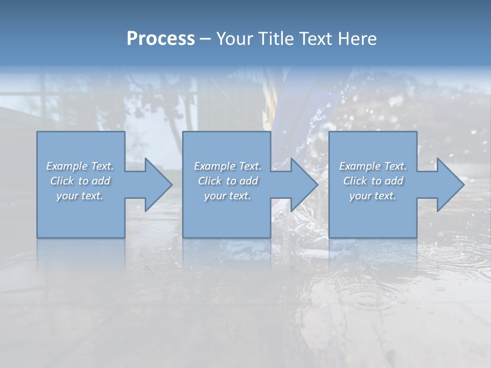 Active Staircase Race PowerPoint Template