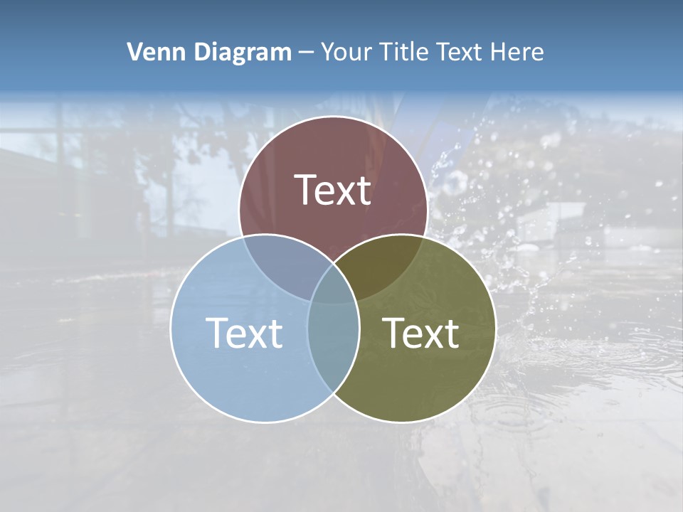 Active Staircase Race PowerPoint Template
