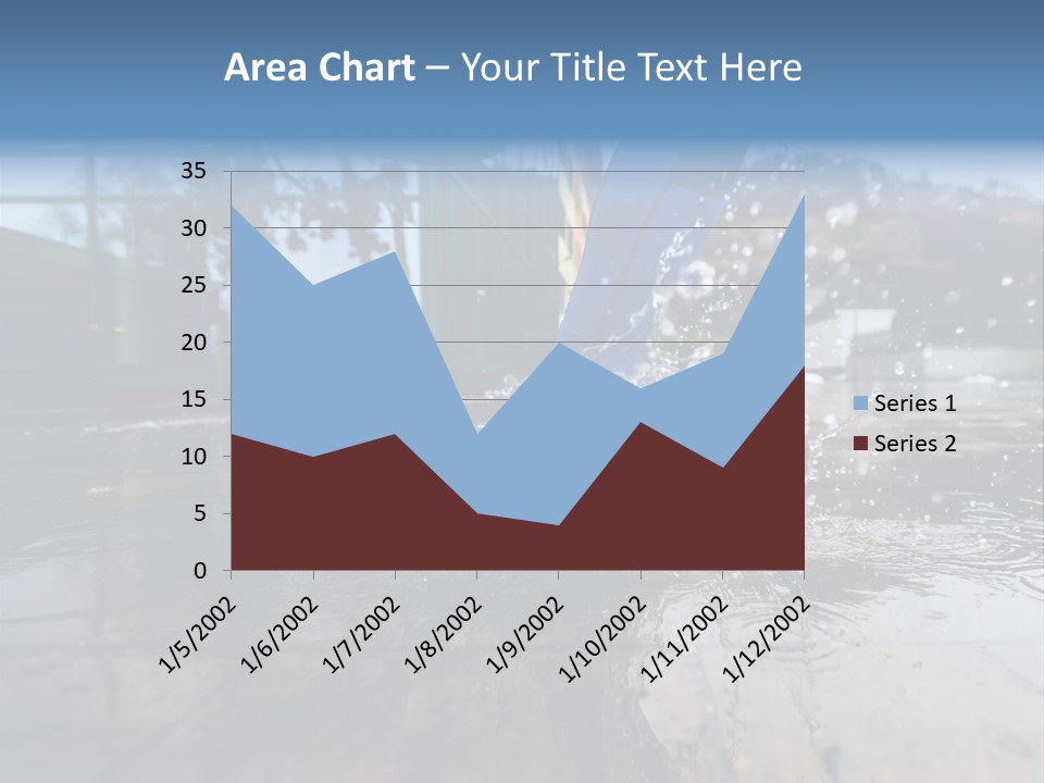 Active Staircase Race PowerPoint Template
