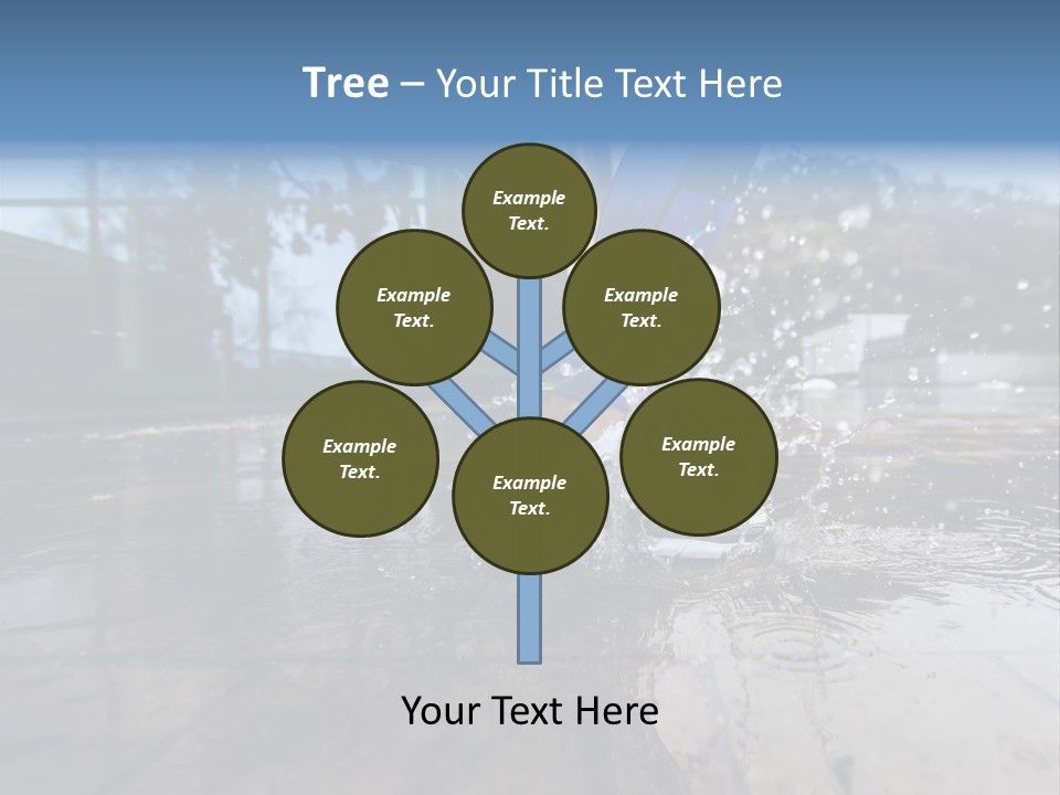 Active Staircase Race PowerPoint Template