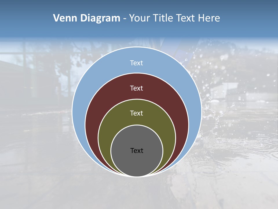 Active Staircase Race PowerPoint Template